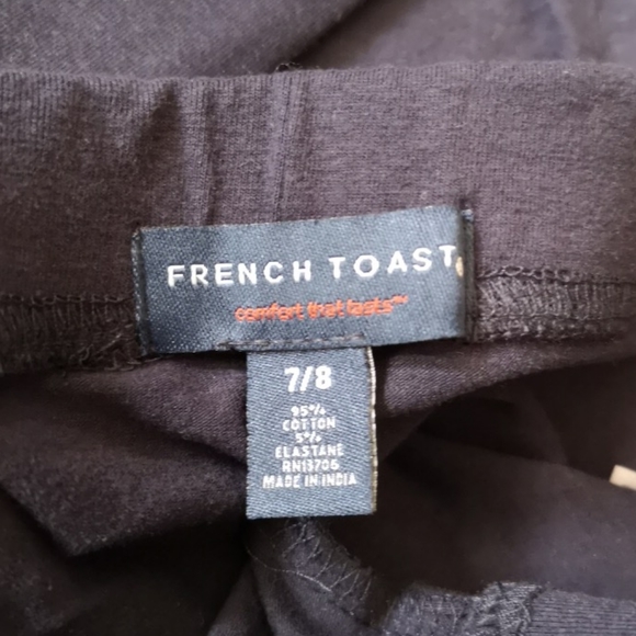 NWT French Toast Girls Navy Blue Leggings Size 7/8 - Picture 3 of 3